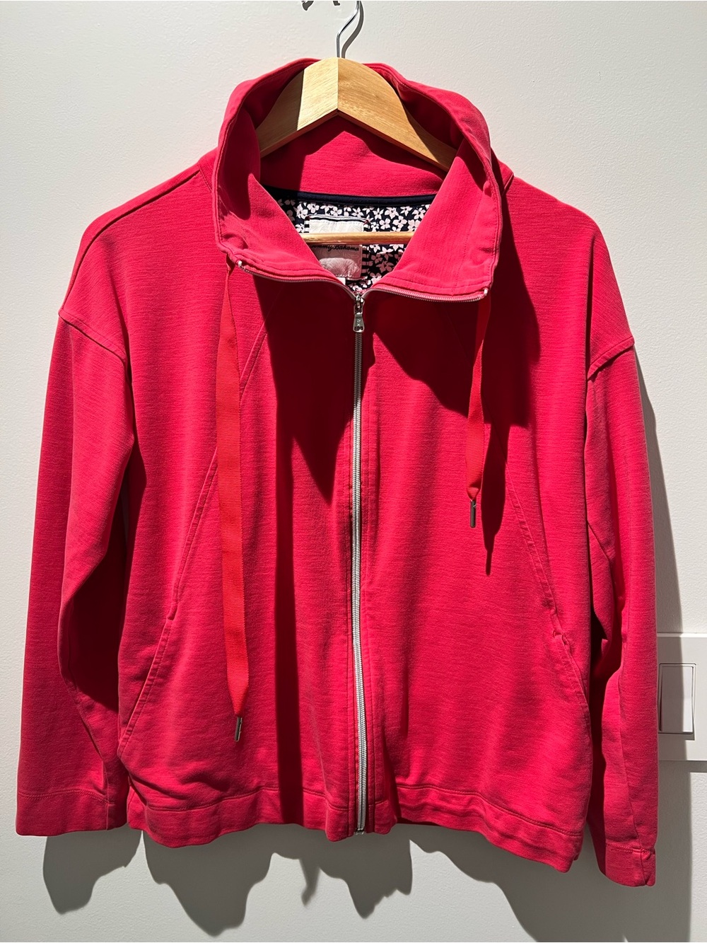 Tommy Bahama Pink Full Zip Hoodie Jacket Sz S/P